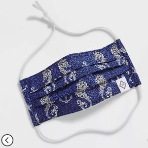 Vera Bradley Pleated Face Mask Seahorse of Course